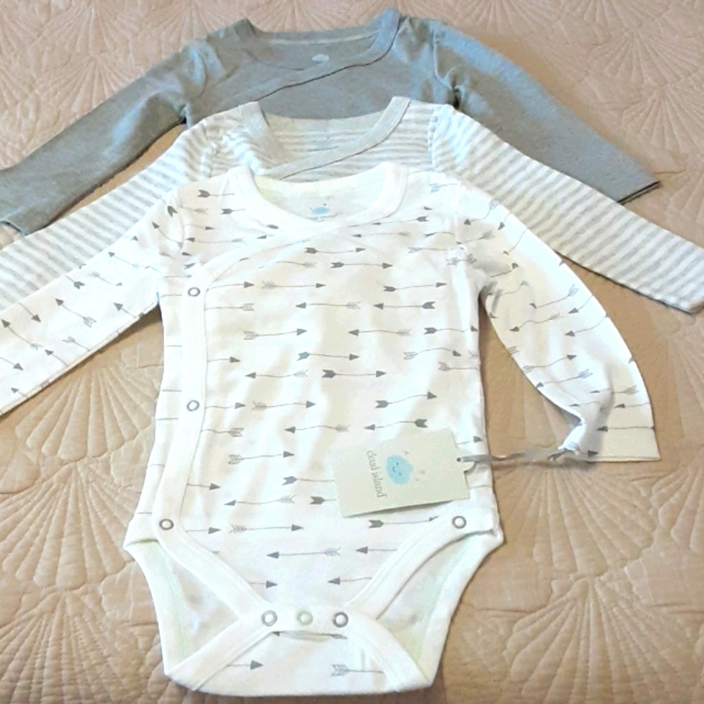 Cloud island 3 pck. 12 months onesie unisex